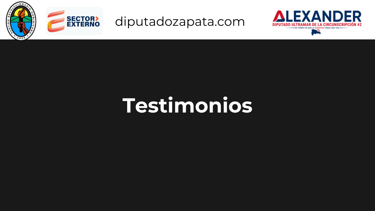 Testmonios